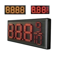 Señales de precio del gas LED